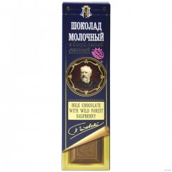 Шоколад молочный 'С дикой лесной малиной' (30 г)