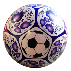 Чёрный чай ОТБОРНЫЙ в подарочной упаковке 'футбольный мяч' 