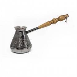 Турка медная 0,2 л. Цветок