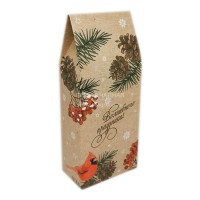 Коробка Домик (185х80х45, узор Зима)