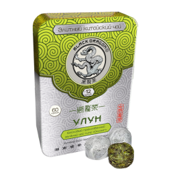 Чай Улун Черный Дракон в жестяной коробке