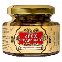 КЕДРОВЫЙ ОРЕХ В СИРОПЕ ИЗ КАЛИНЫ, 110 г