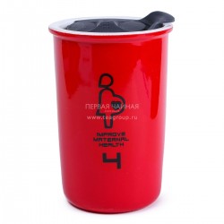 Стакан Maternal Helth красный 500 мл. Т61056