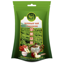 Зелёный чай с ЯБЛОКОМ