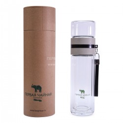 Термостакан со стеклянной крышкой, 300 мл