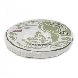 Чай Шен пуэр блин Владыка чая с горы Иу, 357 гр. (2014 год, фабрика Иу Тунсиньшунь)