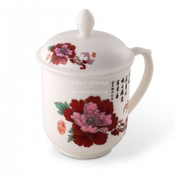 Заварочная чашка Священный лотос (без заварочной колбы), 300 мл.