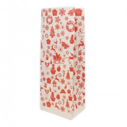 Пакет Новогодний с красным рисунком, 500 г