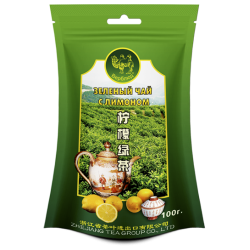 Зелёный чай с лимоном ВЕРБЛЮД в зип пакете