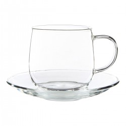 Чайная пара Англия, стекло, 200 мл