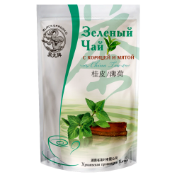 Зелёный чай с КОРИЦЕЙ и МЯТОЙ