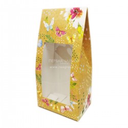 Коробка Домик (190х90х60, узор Хорошие моменты)