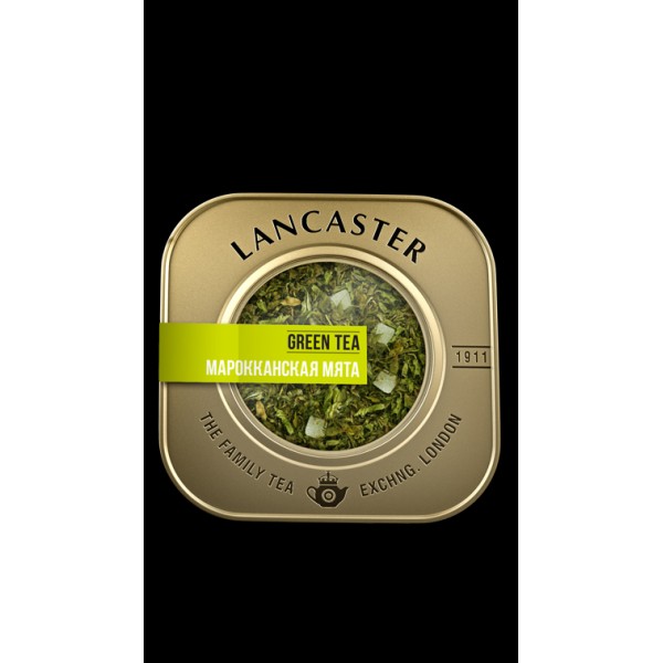 LANCASTER ЧАЙ ЗЕЛЕНЫЙ БАЙХОВЫЙ КРУПНОЛИСТОВОЙ С МЯТОЙ