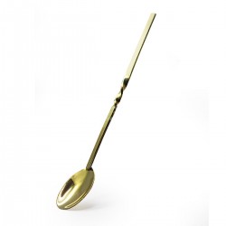 Ложка латунная для кофе 22 см.