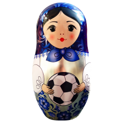 Чёрный чай ОТБОРНЫЙ в подарочной упаковке 'Матрёшка'