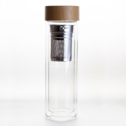 Термостакан с бамбуковой крышкой, 450 мл