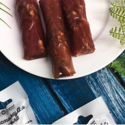 ЧУРЧХЕЛА-БАТОНЧИК ИЗ ЧЕРНОЙ СМОРОДИНЫ С ГРЕЦКИМ ОРЕХОМ