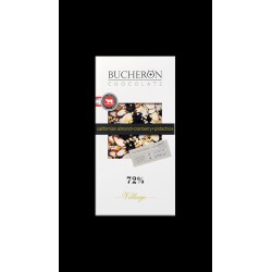 BUCHERON VILLAGE 72% ГОРЬКИЙ ШОКОЛАД С МИНДАЛЕМ, КЛЮКВОЙ И ФИСТАШКАМИ