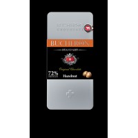 BUCHERON 72% ГОРЬКИЙ ШОКОЛАД С ФУНДУКОМ