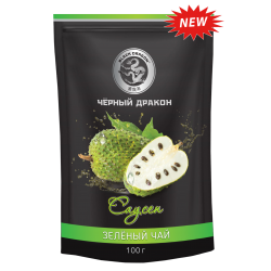 Зелёный чай с саусепом ЧЕРНЫЙ ДРАКОН в зип пакете
