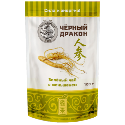Зелёный чай с ЖЕНЬШЕНЕМ