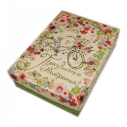 Подарочная коробка (210х150х57, дизайн Праздничное настроение)