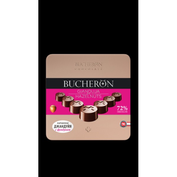 ШОКОЛАДНЫЕ КОНФЕТЫ BUCHERON GIANDUJA WITH HAZELNUTS ДЖАНДУЙЯ С ФУНДУКОМ