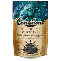Чёрный чай отборный CONTINENT в зип пакете