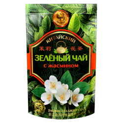 Зелёный чай ВЕРБЛЮД с жасмином в зип пакете