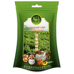 Зелёный чай с ПЕРСИКОМ