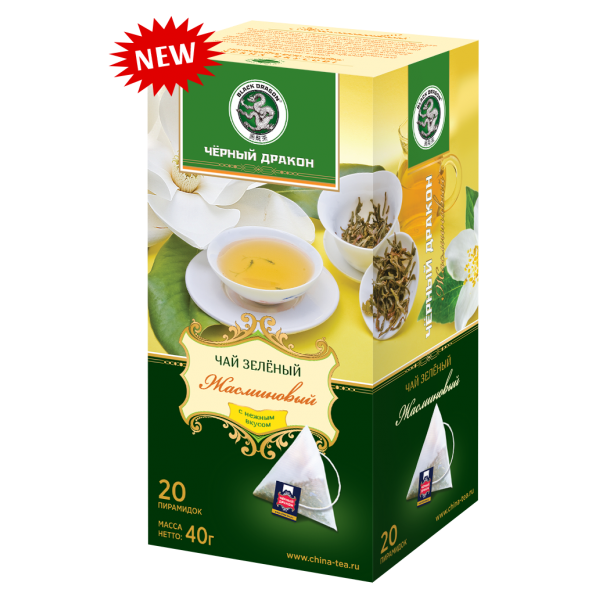 Зеленый чай с жасмином «Жасминовый» Зеленый чай с жасмином «Жасминовый»