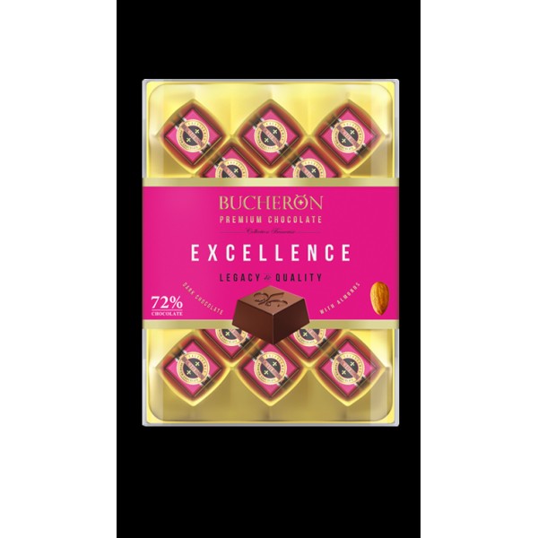 ШОКОЛАДНЫЕ КОНФЕТЫ BUCHERON EXCELLENCE С МИНДАЛЕМ ШОКОЛАДНЫЕ КОНФЕТЫ BUCHERON EXCELLENCE С МИНДАЛЕМ