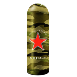 Чёрный чай индийский в жестяной банке (военный)