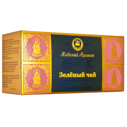 Зеленый чай в картонной упаковке 