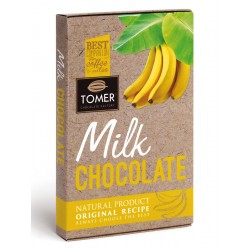 Молочный шоколад Томер, с бананом, 90 г