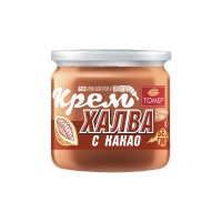 Крем-халва ТОМЕР кунжутная с какао 150 гр