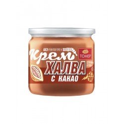 Крем-халва ТОМЕР кунжутная с какао 150 гр