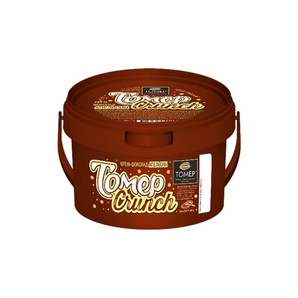 Крем-шоколад ТОМЕР CRUNCH с апельсином, 800 гр